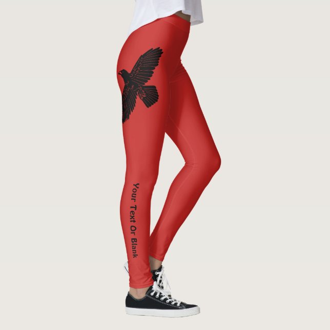 Leggings Raven en rojo (Derecha)