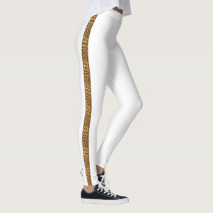Leggings Raya lateral de moda de la piel furtiva del