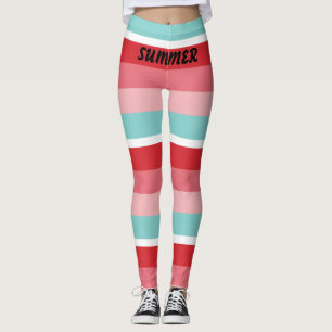 Leggings Rayado horizontal brillante