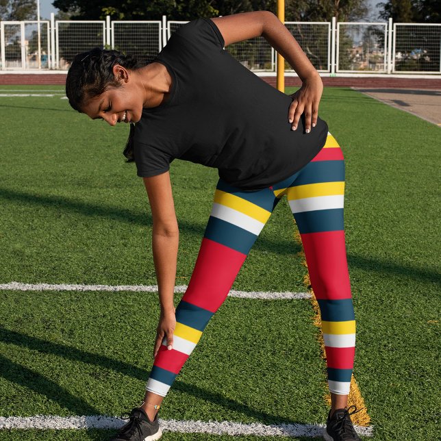 Leggings Rayas amarillas rojas azules (Subido por el creador)