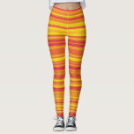 Leggings Rayas amarillas rojas naranja<br><div class="desc">Leyendas de rayas amarillas rojas naranja</div>