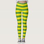 Leggings Rayas amarillas y verdes<br><div class="desc">Líneas horizontales de franjas amarillas y verdes sin inconvenientes Patrón de repetición Diseño Imprimir fondo</div>
