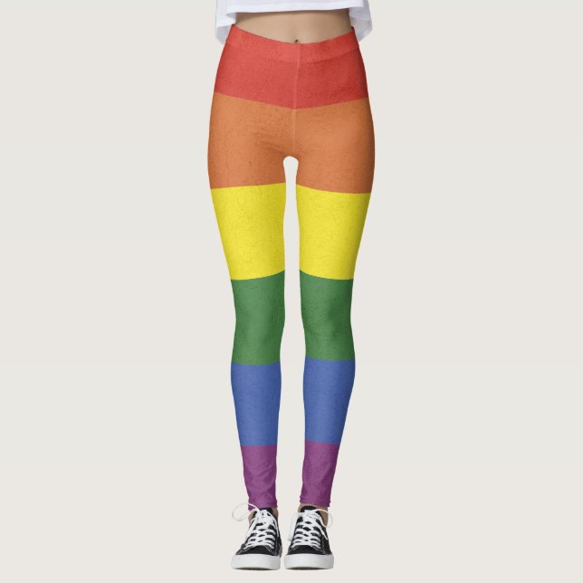 Leggings Rayas arcoiris (Anverso)
