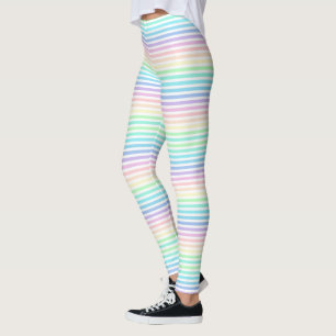 Leggings Rayas arcoiris pasteles