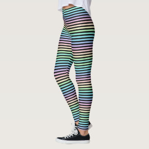 Leggings Rayas arcoiris pasteles