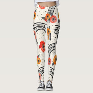 Leggings Rayas audaces de rodajas de cítrico (2)