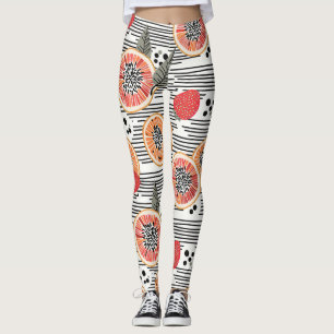 Leggings Rayas audaces de rodajas de cítrico (7)