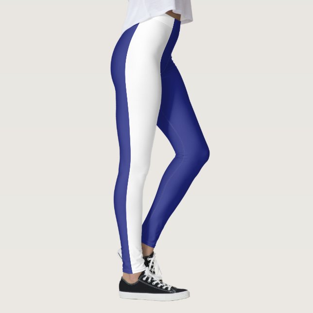 Leggings Rayas azul y blanca de la marina (Derecha)
