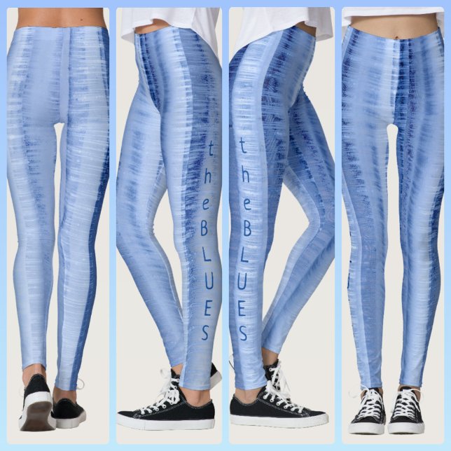 Leggings Rayas Azules Claras y Elegantes (Subido por el creador)