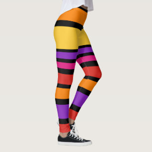 Leggings Rayas BG Color del patrón I + su fondo