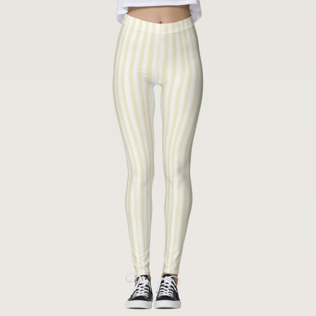 Leggings Rayas Blancas Amarillas (Anverso)