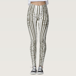 Leggings Rayas - BW con campanas y teteras