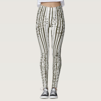 Leggings Rayas - BW con campanas y teteras