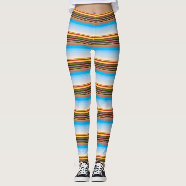 Leggings Rayas coloridas y modernas (Anverso)