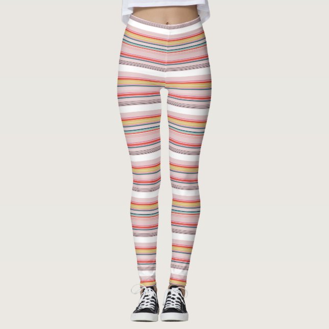 Leggings Rayas coloridas y modernas (Anverso)