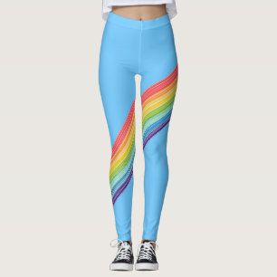 Leggings Rayas de arco iris diagonales
