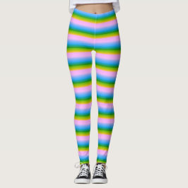 Leggings Rayas de arcoíris coquetas
