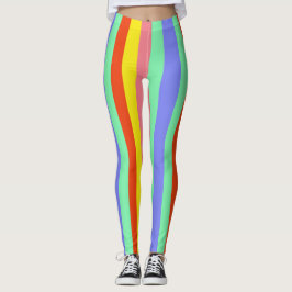 Leggings Rayas de candía retro - Un amor