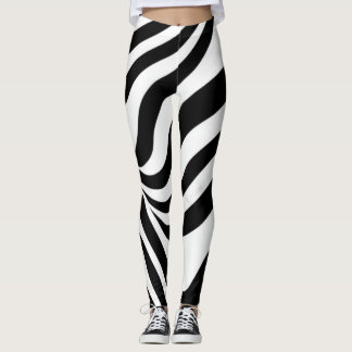 Leggings Rayas de cebra flotantes