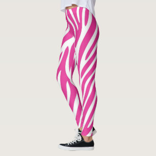 Leggings Rayas de cebra rosa
