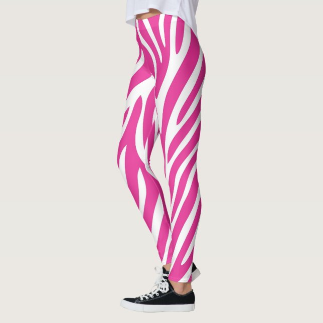 Leggings Rayas de cebra rosa (Izquierda)