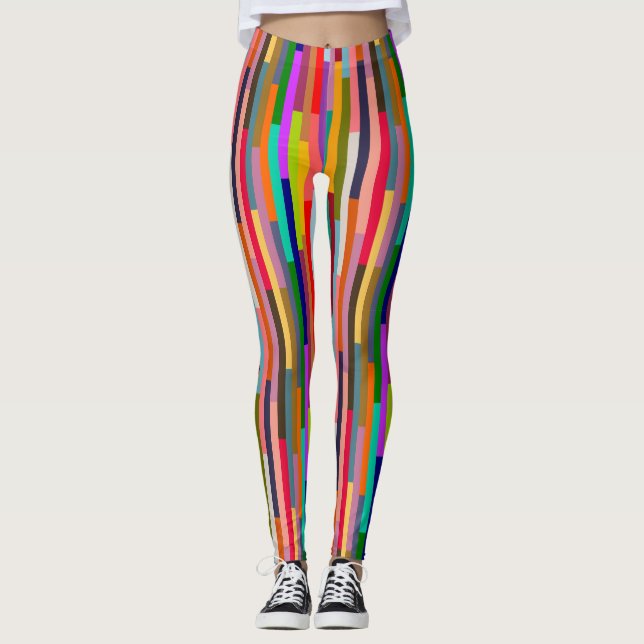 Leggings Rayas de colores finos (Anverso)