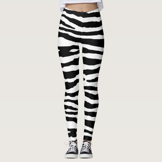 Leggings Rayas de la cebra (Anverso)