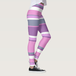 Leggings Rayas de lilac