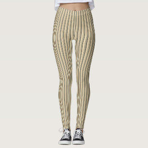 Leggings Rayas de sepia verticales