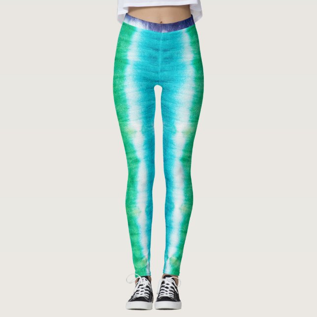 Leggings Rayas de tinta Vibes de verano tinte (Anverso)