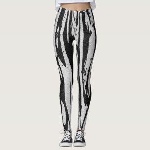 Leggings Rayas destrozadas