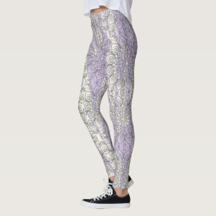 Leggings Rayas destrozadas con inspiraciones del pavo real