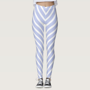 Leggings Rayas diagonales azules
