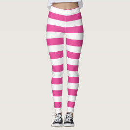 Leggings Rayas horizontales rosadas