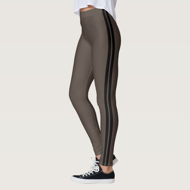 Leggings Rayas marrón cacao vintage (Izquierda)