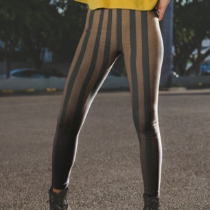 Leggings Rayas Marrones Negras Steampunk