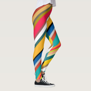 Leggings Rayas modernas de mediados del siglo