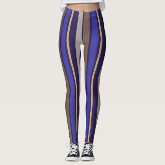 Leggings rayas moradas