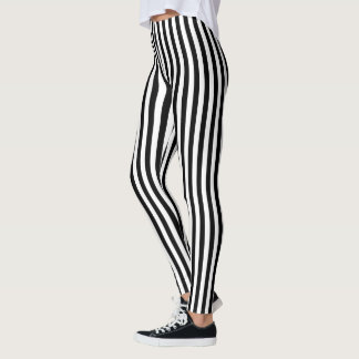 Leggings Rayas negras