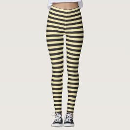 Leggings Rayas Negras Amarillas