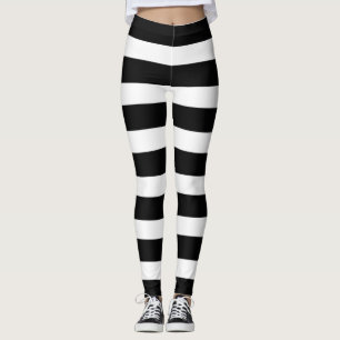 Leggings Rayas negras y blancas