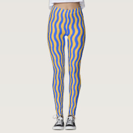 Leggings Rayas onduladas verticales