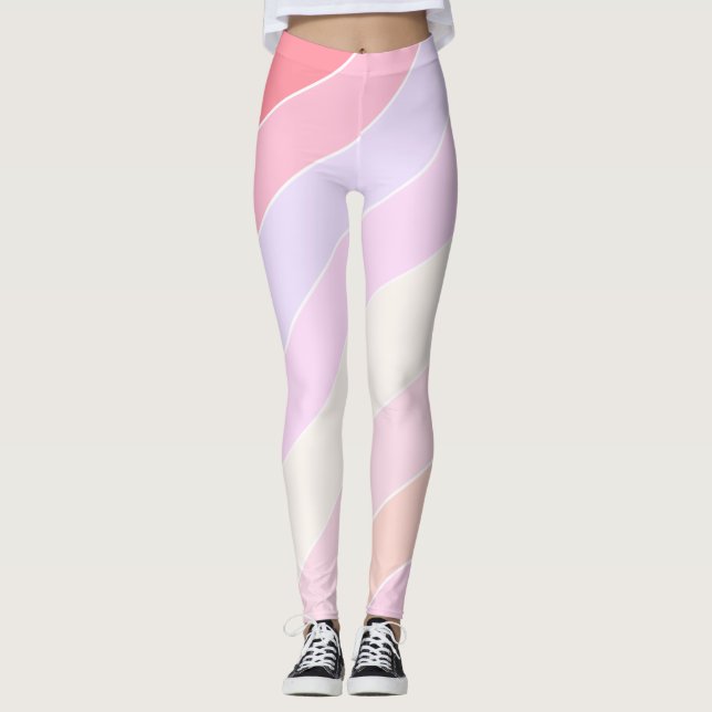Leggings Rayas Pastel (Anverso)