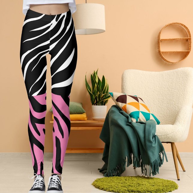 Leggings Rayas personalizadas Gran gato Imprimir diversión  (Subido por el creador)