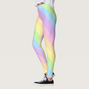 Leggings Rayas/polainas coloreadas arco iris en colores