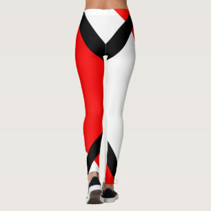 Leggings Rayas rojas y blancas