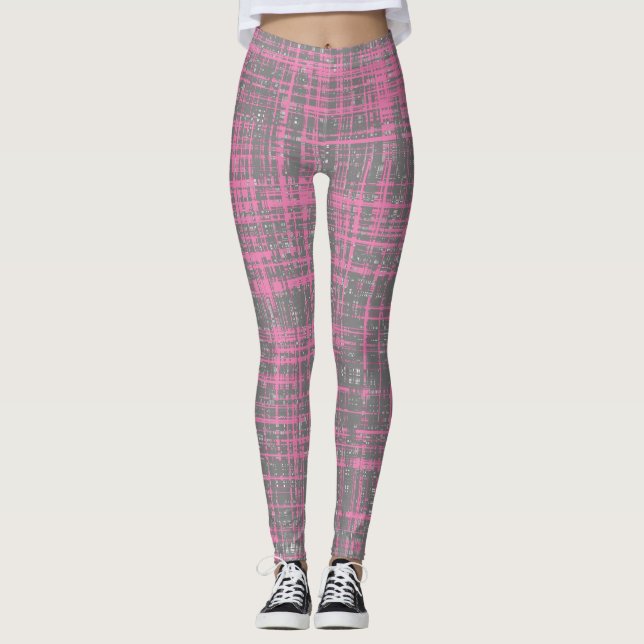 Leggings Rayas rosadas pálidas (Anverso)