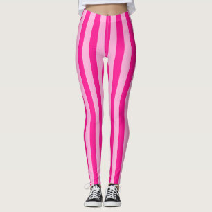 Leggings Rayas rosas claras y profundas