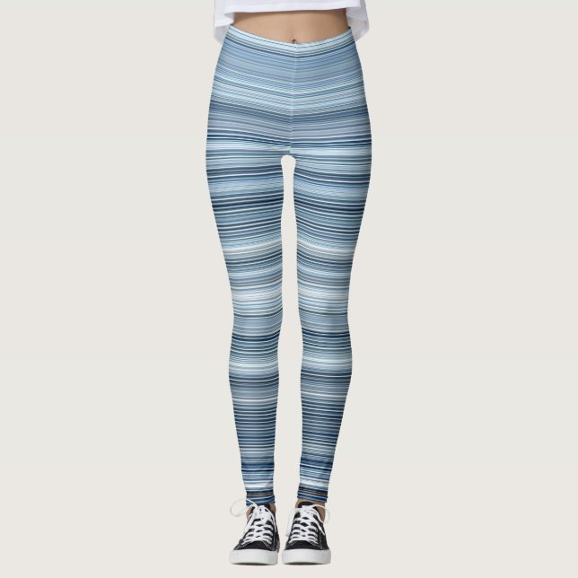 Leggings Rayas - Tonos azules (Anverso)