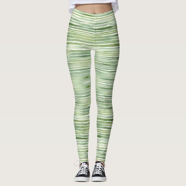 Leggings Rayas Verdes  (Anverso)